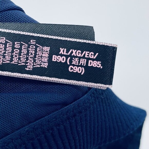 Victorias Secret Sports Bra Size XL Women’s Lightly Lined Logo Blue - Picture 4 of 8